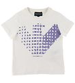 Emporio Armani T-Shirt - Weiß m. Lila