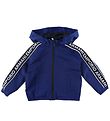 Emporio Armani Sommerjacke - Blau/Navy m. Logo-Streifen