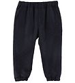 Emporio Armani Hosen - Wolle/Viskose - Navy m. Logos