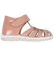 Angulus Prewalker Sandals - Dark Peach w. Glitter