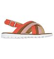 Angulus Sandal - Peach/Cognac/Coral