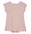Minymo Bodykleid - Rib - Bambus - Peach Peitsche
