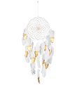 MillaVanilla Dream Catcher - Clip Toy w. Feather - White/Gold