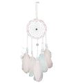 MillaVanilla Dream Catcher - Clip Toy w. Feather/Beads/LED Light