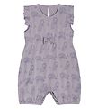 Hust and Claire Summer Romper - Clam - Bamboo - Purple