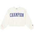 Champion Fashion Sweatshirt - Bijgesneden - Wit