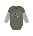 Hust and Claire Bodysuit æ/s - Beetle - Seagrass