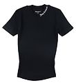 Juicy Couture T-Shirt - Rinser Rib - Schwarz