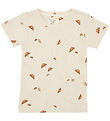 VACVAC T-Shirt - Rib - Ello - Croissant Mini - Beige