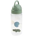 Done by Deer Vatnsflaska M. sogrör - 350 ml - Happy Clouds - Grá