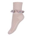 GoBabyGo Socks - Non-Slip - Bamboo/Liberty - Soft Pink/Michel