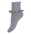 GoBabyGo Rutschfeste Socken - Bambus/Liberty - Grey Melange