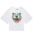 Kenzo T-shirt - White w. Tiger