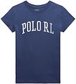 Polo Ralph Lauren T-shirt - Titta Hill - Marinbl m. Vit
