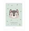Alfabetdyr Poster - 21x30 - Spring child