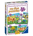 Ravensburger Puzzle - My First - 4 diffrents - Animaux mignons