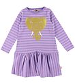 DYR Dress - ANIMALZanzi - Soft Viola/Viola w. Gold Elephant