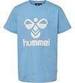 Hummel T-Shirt - hmlTres - Quaste Blue