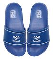 Hummel Rantasandaalit - Pool Slide Jr - Häikäisevä Blue
