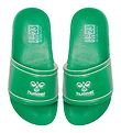 Hummel Rantasandaalit - Pool Slide Jr - Absintti Green