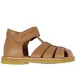 Pom Pom Sandalen - Abriebsohle - Camel