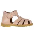 Sandales Pom Pom - Semelle frottée - Rose