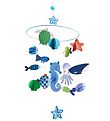 Djeco Baby Mobile - Paper - 50 x 20.5 cm - Aquatic Life