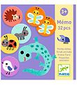 Djeco Memory Game - 32 Bricks - Small Animals