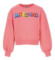 Moschino Sweatshirt - Bijgesneden - Roze m. Print