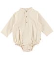 Wheat Shirt Bodysuit l/s - Victor - Eggshell