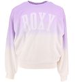 Roxy Sweatshirt - Im So Blue - Purple/White
