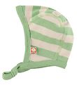 Katvig Baby Hat - Green/White Striped