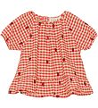 Flss Bluse - Molly - Berry Gingham