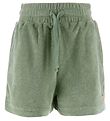 GANT Shorts - Hoge taille badstof - Kalamata Green