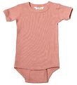 Joha Bodysuit s/s - Rib - Pink