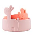 Done by Deer Bowl - 2-Pack - Lalee - Powder/Coral