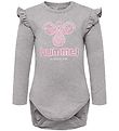 Hummel Bodysuit l/s - hmlDana - Grey