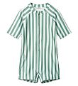 Liewood Coverall Swimsuit - UV40+ - Max - Stripe Peppermint/Whit