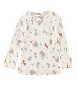 Joha Blouse - Blanc av. Imprim