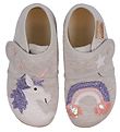 Living Kitzbhel Slippers - Unicorn & Rainbow - Natural