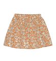 Christina Rohde Skirt - Orange w. Flowers