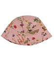 Christina Rohde Bucket Hat - Rosa m. Blommor