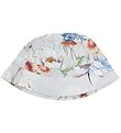 Christina Rohde Bucket-hattur - Grátt M. Blóm