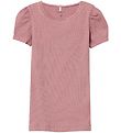 Name It T-Shirt - Rib - Noos - NmfKab - Deauville Mauve/Mlange