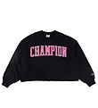 Champion Fashion Sweat-shirt - Haut court - Noir