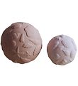 Natruba Balls - Natural Rubber - 2-Pack - Rose w. Shells