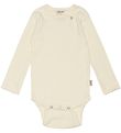 Petit Piao Bodysuit l/s - Pointelle - Off White
