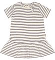 Petit Piao Klänning - Modal - Rib - Dusty Lavender/Off White