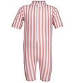Petit Crabe Coverall Swimsuit - Natsu - UV50+ - Candy Stripes