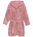 Pippi Baby Bathrobe - Old Rose w. Ears
